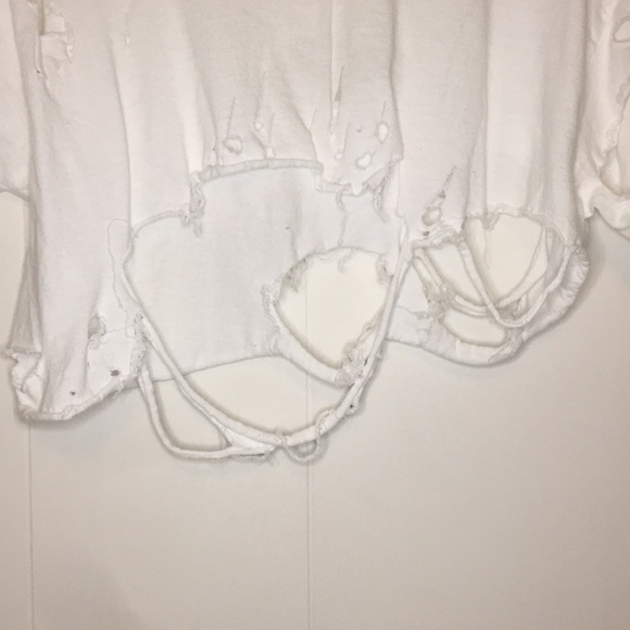 Custom Destroyed Cropped Tee - Picture 3 of 6